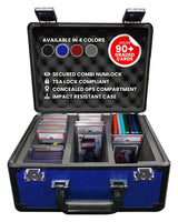 Evoretro Trading Card Storage Box for 90 Cards X Blue