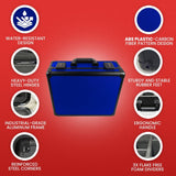 Evoretro Trading Card Storage Box for 90 Cards X Blue