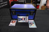Evoretro Trading Card Storage Box for 90 Cards X Blue