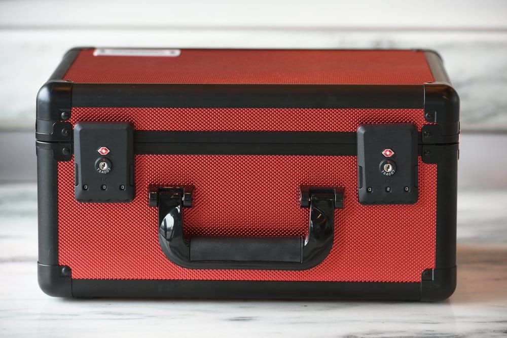 Evoretro Trading Card Storage Box for 90 Cards X Red