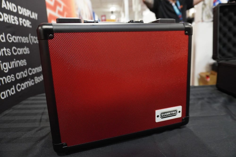Evoretro Trading Card Storage Box for 90 Cards X Red