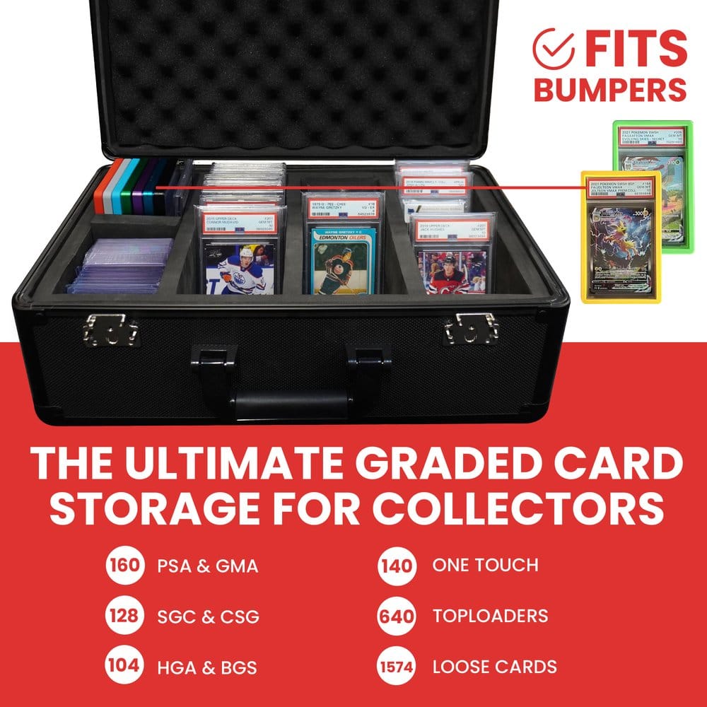 Evoretro Trading Card Storage Box for 120 Cards XL Gray