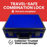 Evoretro Trading Card Storage Box for 120 Cards XL Blue