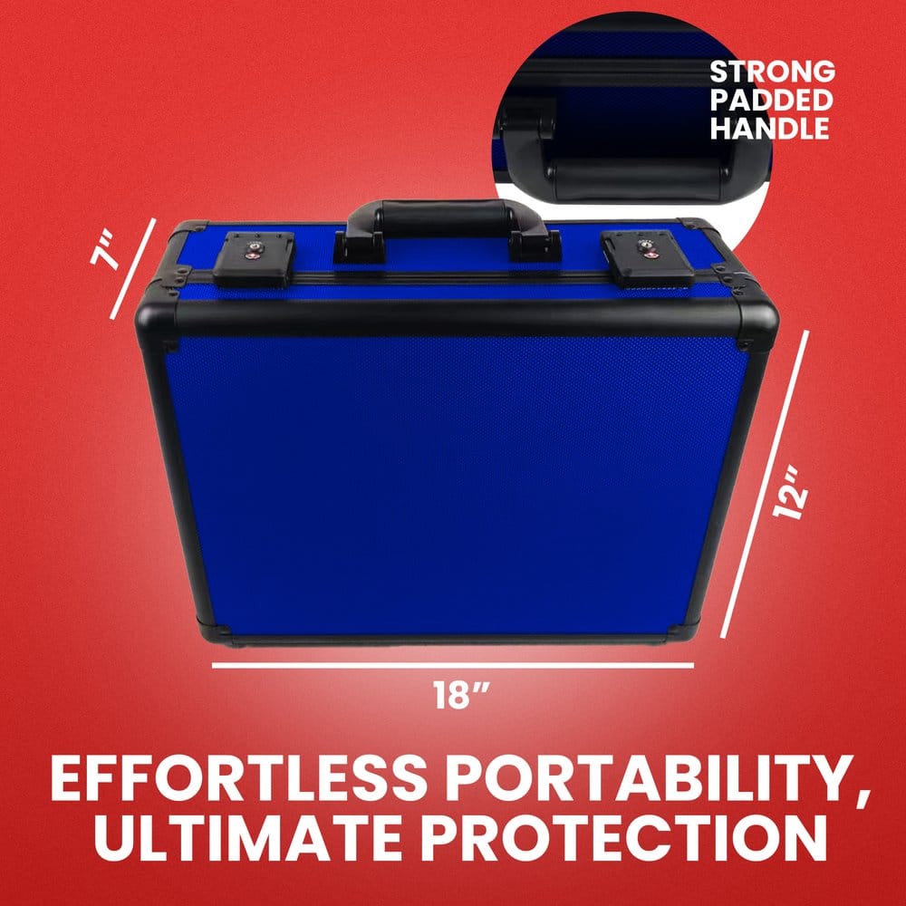 Evoretro Trading Card Storage Box for 120 Cards XL Blue