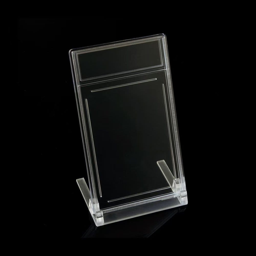 Evoretro Display Stands 5-Pack for Graded Cards Slabs Transparent