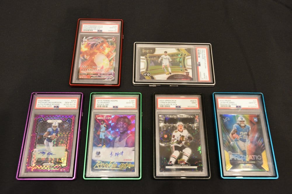 Slab Case Protectors for PSA Graded Cards Red
