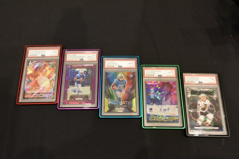 Slab Case Protectors for PSA Graded Cards Red