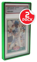 Slab Case Protectors for PSA Graded Cards Green