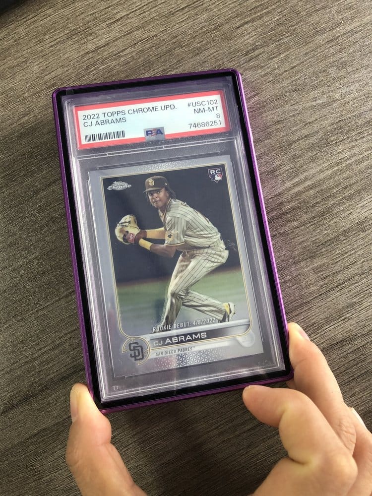 Slab Case Protectors for PSA Graded Cards Purple