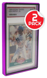 Slab Case Protectors for PSA Graded Cards Purple