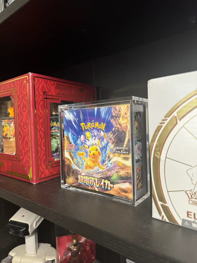 Evoretro Acrylic Display Case for Pokémon Large Japanese Booster Box