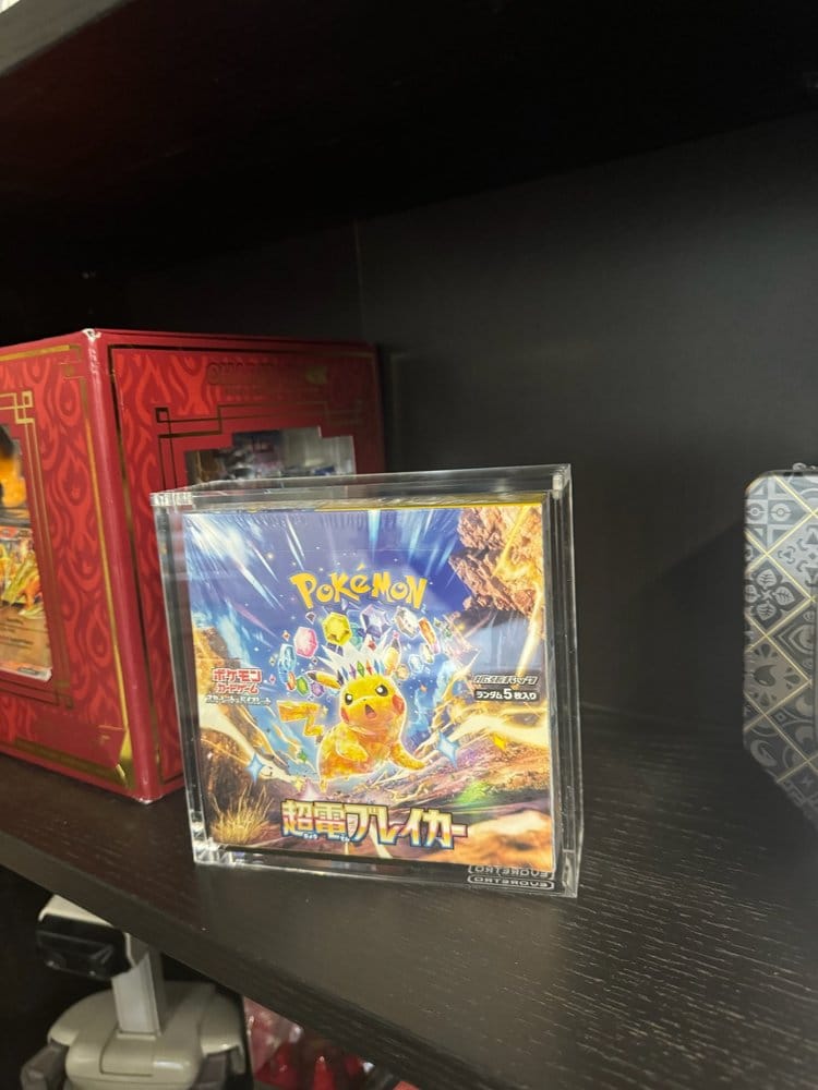 Evoretro Acrylic Display Case for Pokémon Large Japanese Booster Box