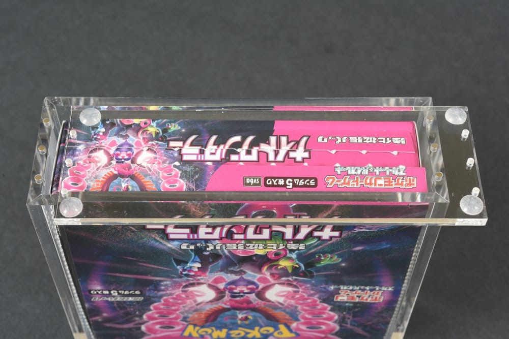 Evoretro Acrylic Display Case for Pokémon Large Japanese Booster Box