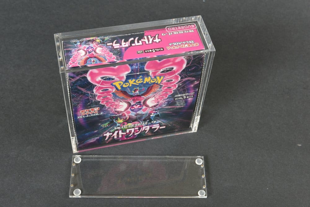 Evoretro Acrylic Display Case for Pokémon Large Japanese Booster Box