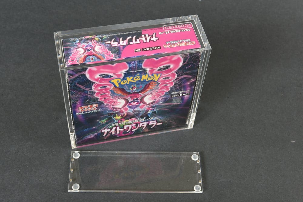 Evoretro Acrylic Display Case for Pokémon Large Japanese Booster Box