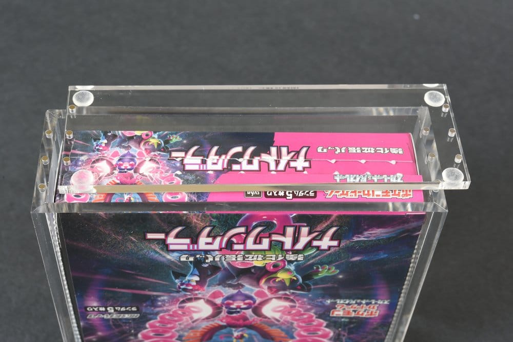 Evoretro Acrylic Display Case for Pokémon Large Japanese Booster Box