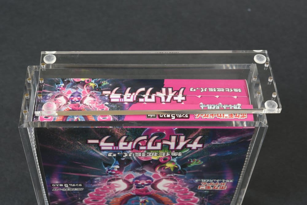 Evoretro Acrylic Display Case for Pokémon Large Japanese Booster Box