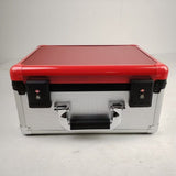 Evoretro Trading Card Storage Box for 90 Cards X Red and Silver