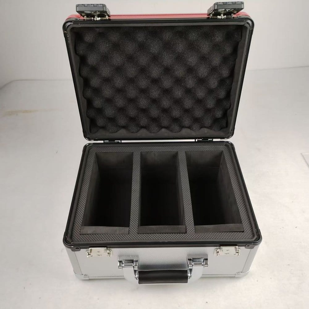 Evoretro Trading Card Storage Box for 90 Cards X Red and Silver