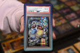 Evoretro Bumper for PSA Graded Card Slab Gradient Light Blue-Dark Blue Glitter