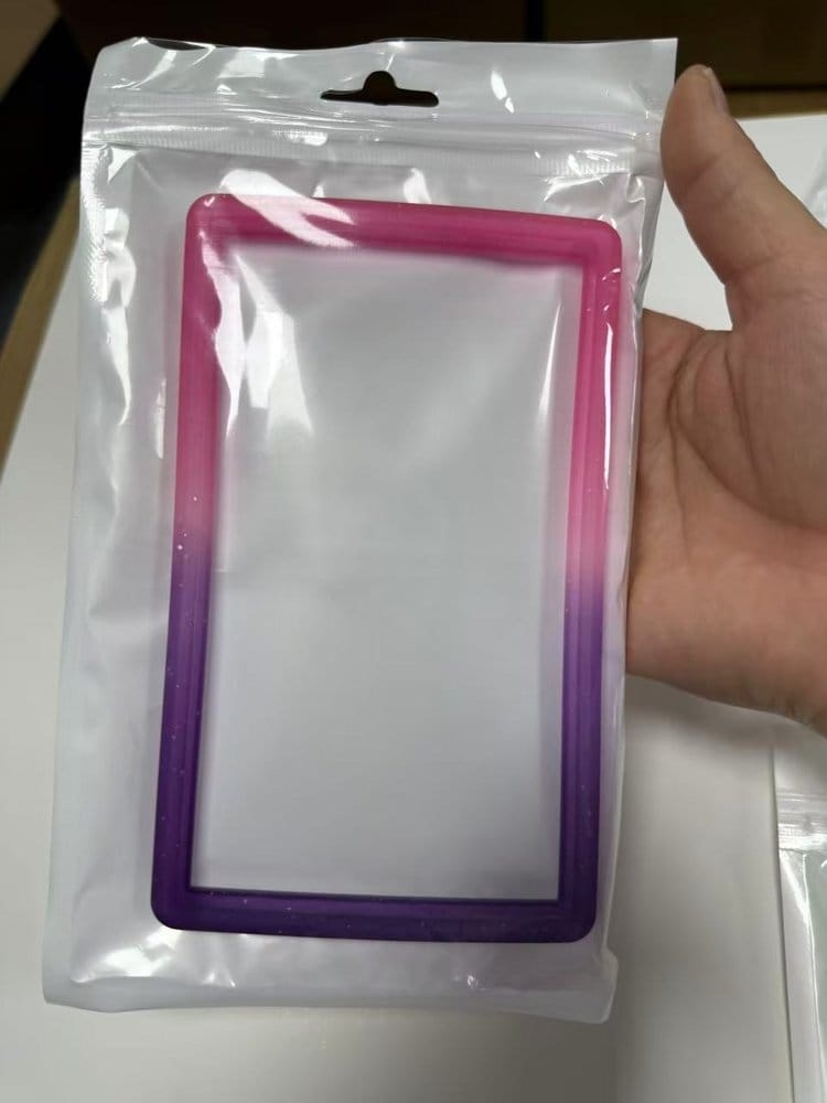 Evoretro Bumper for PSA Graded Card Slab Gradient Pink-Purple Glitter