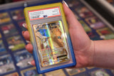 Evoretro Bumper for PSA Graded Card Slab Gradient Yellow-Blue Glitter