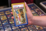 Evoretro Bumper for PSA Graded Card Slab Gradient Yellow-Blue Glitter