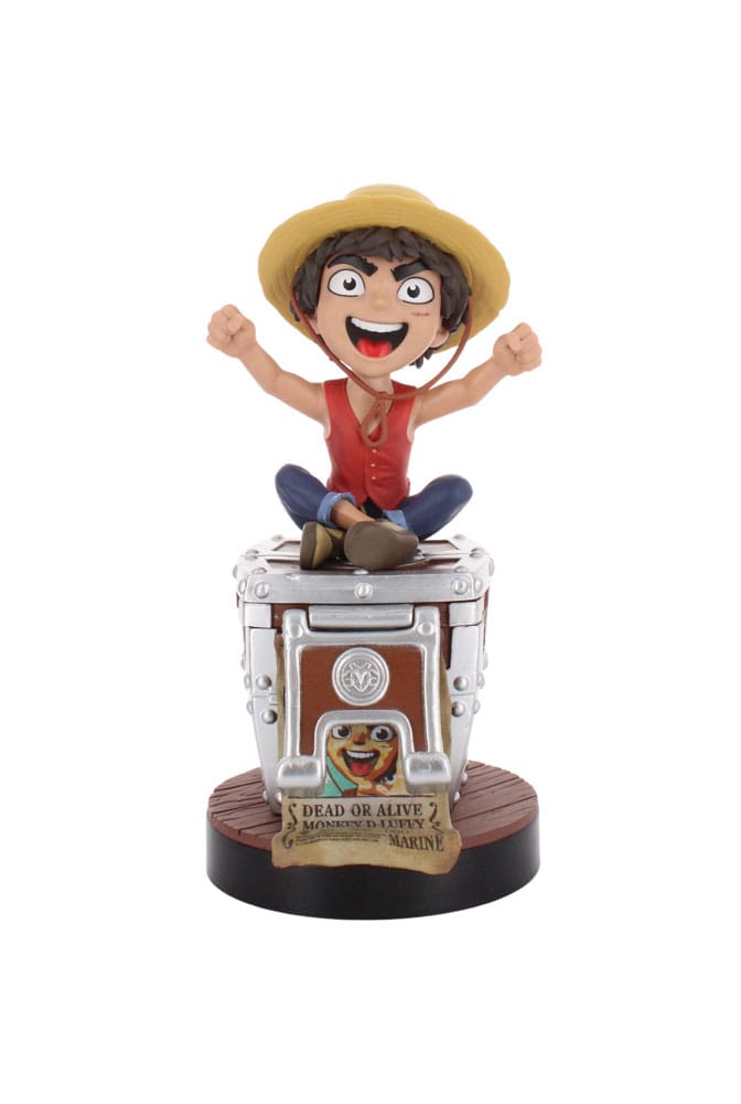 One Piece Luffy Wanted Poster 21 cm Cable Guys Charging Stand