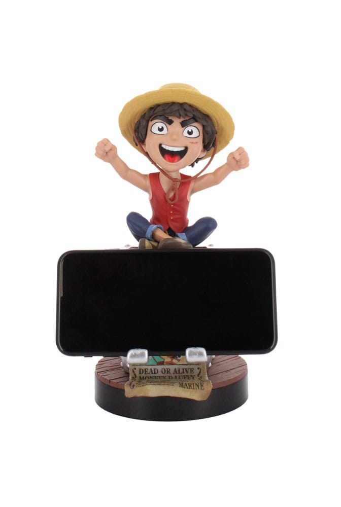 One Piece Luffy Wanted Poster 21 cm Cable Guys Charging Stand