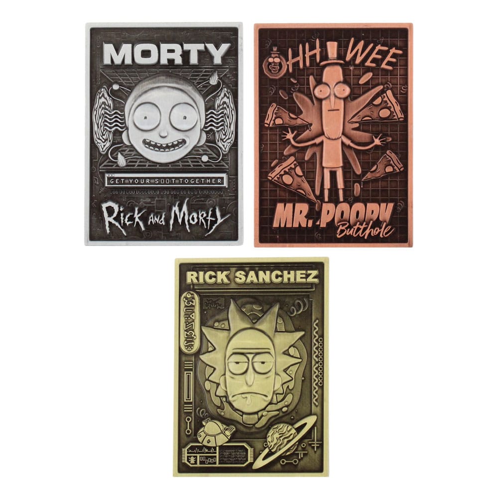 Rick and Morty Digiplates Generation 1 Starter Pack Phone Stand
