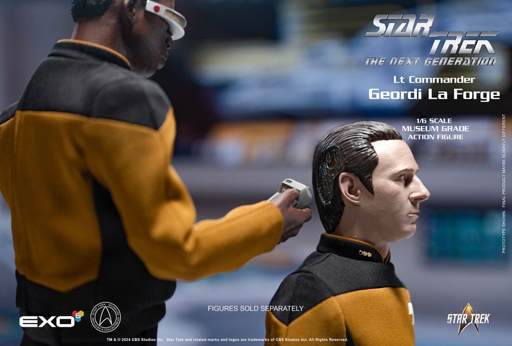Star Trek: The Next Generation Lt. Commander Geordi La Forge (Standard Version) 28cm 1/6 Scale Action Figure