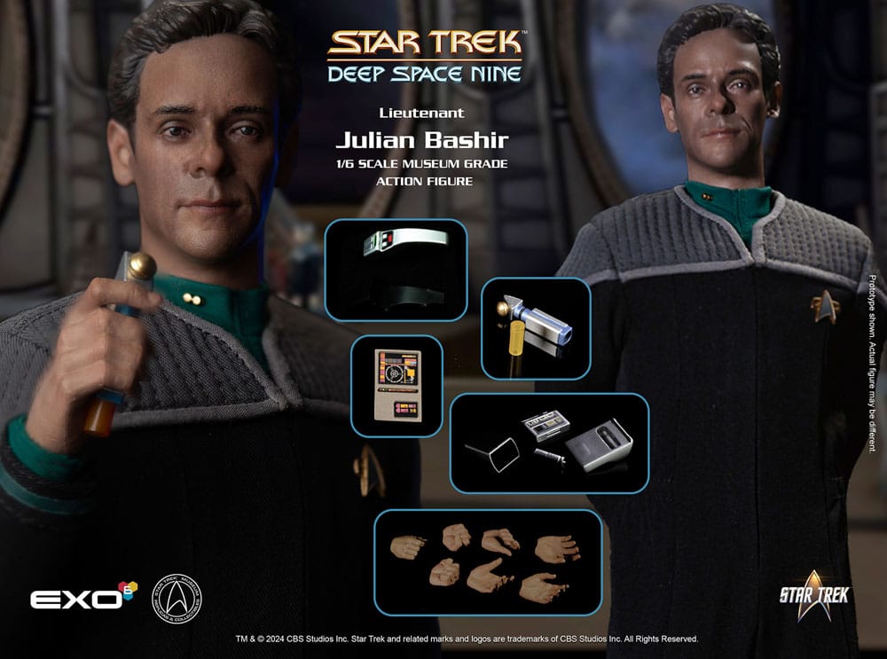 Star Trek: Deep Space Nine Dr. Julian Bashir 30cm 1/6 Scale Action Figure