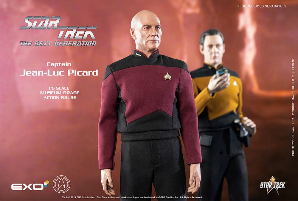 Star Trek: The Next Generation Captain Jean-Luc Picard (Essential Duty Uniform) 30 cm 1/6 Action Figure