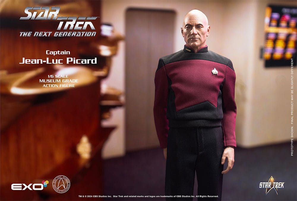 Star Trek: The Next Generation Captain Jean-Luc Picard (Essential Duty Uniform) 30 cm 1/6 Action Figure