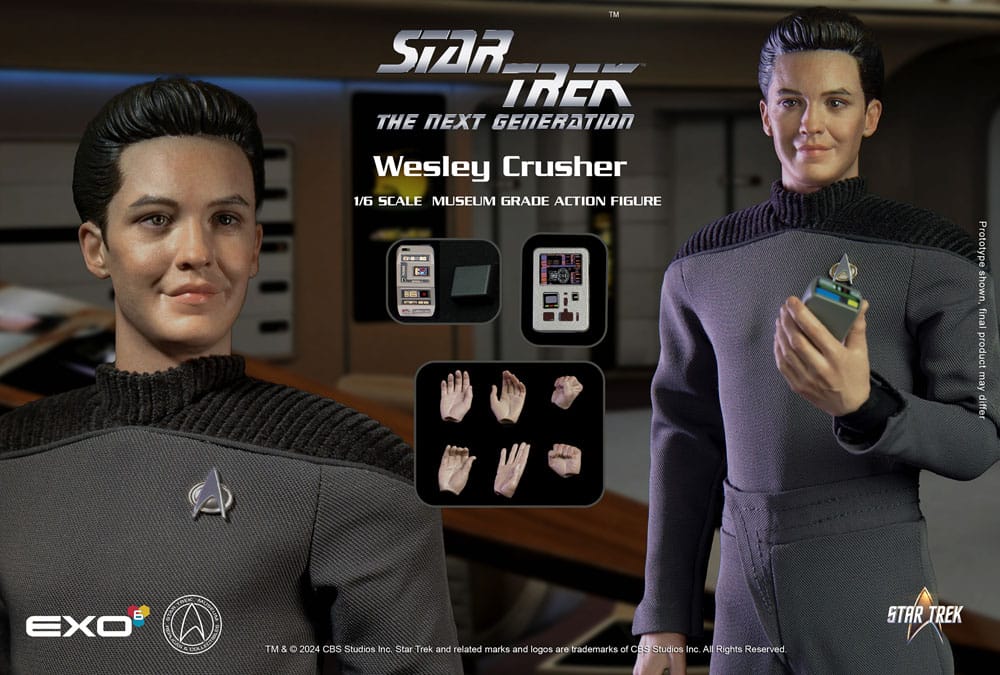 Star Trek The Next Generation Wesley Crusher 30 cm 1/6 Action Figure