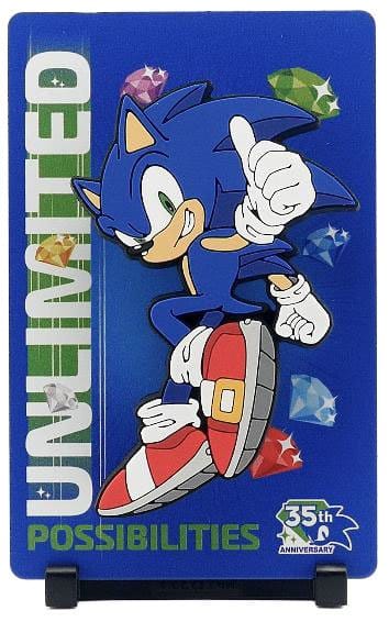 Sonic The Hedgehog FiGGYZ Magnet Collectible OGz Sonic 35th Anniversary 9 cm
