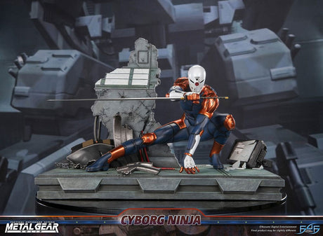 Metal Gear Solid Statue Cyborg Ninja (Gray Fox) 41 cm