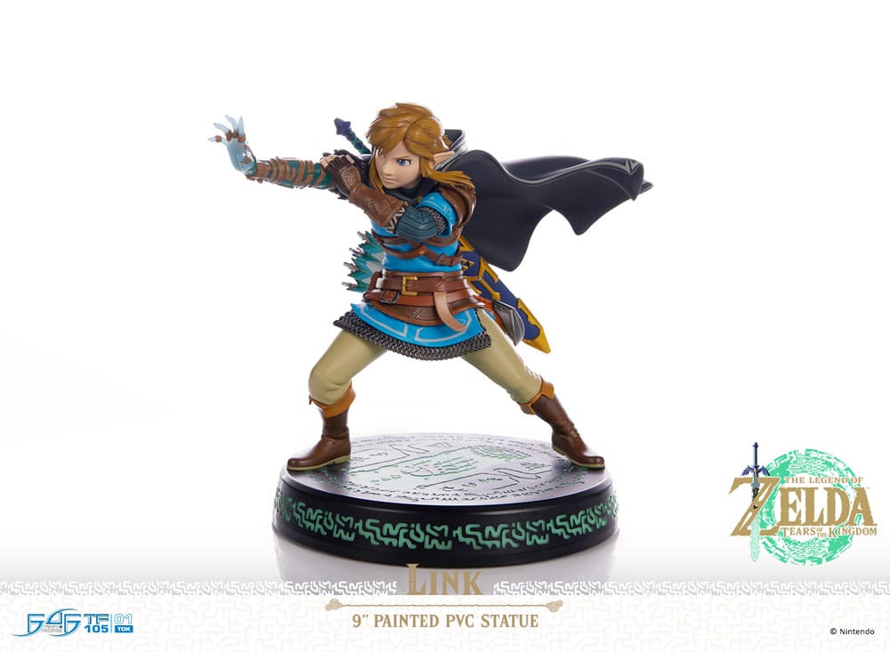The Legend of Zelda Tears of the Kingdom Link 9" First 4 Figures PVC Statue