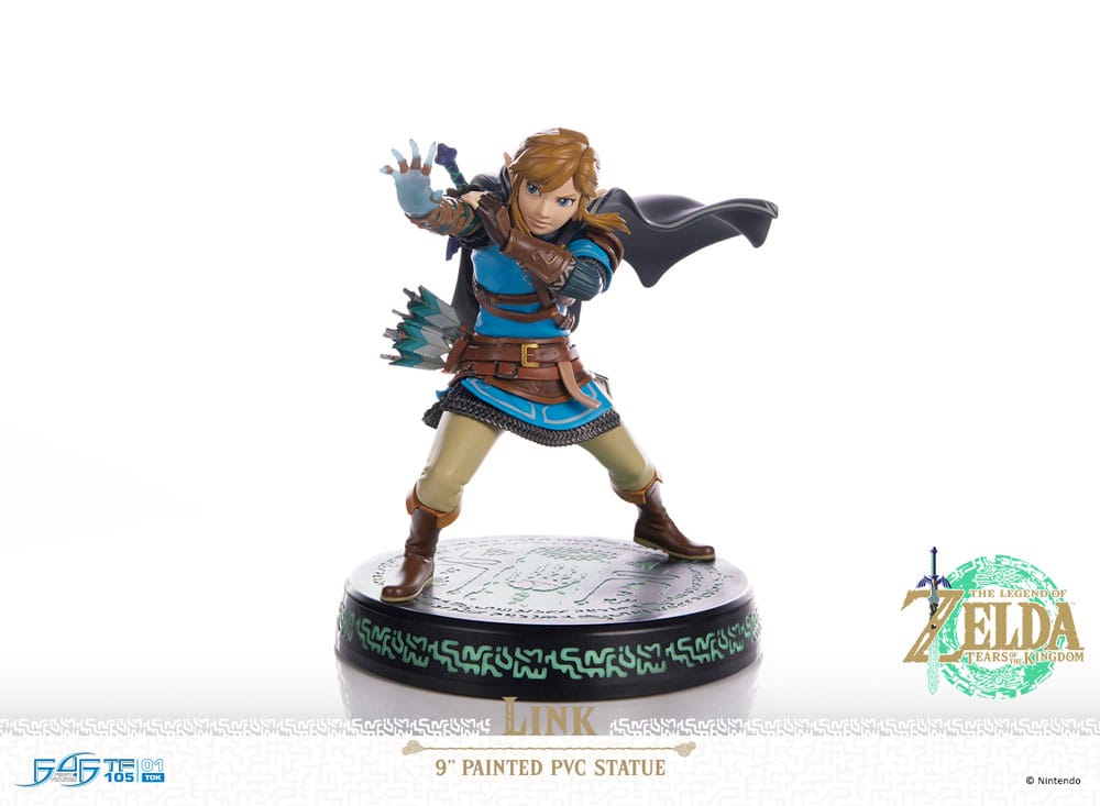 The Legend of Zelda Tears of the Kingdom Link 9" First 4 Figures PVC Statue