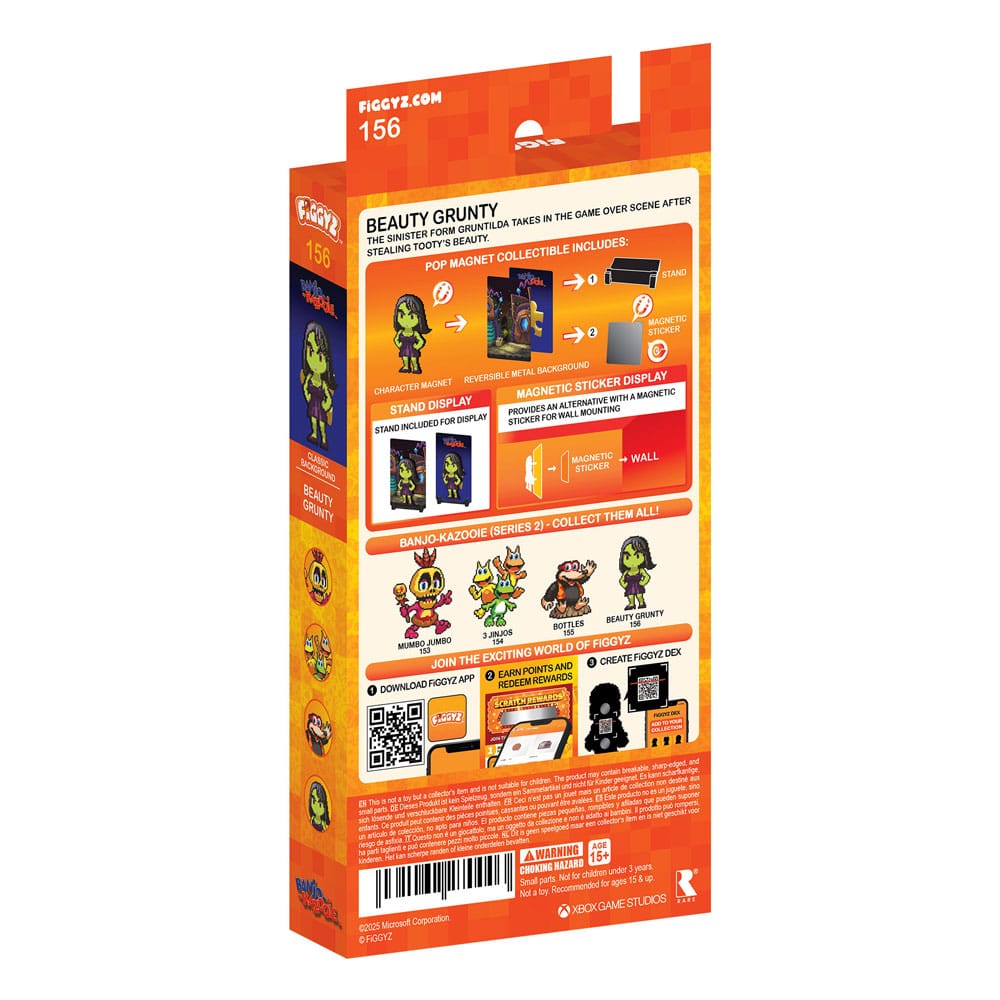 Banjo-Kazooie FiGGYZ Magnet Collectible Beauty Grunty 11 cm