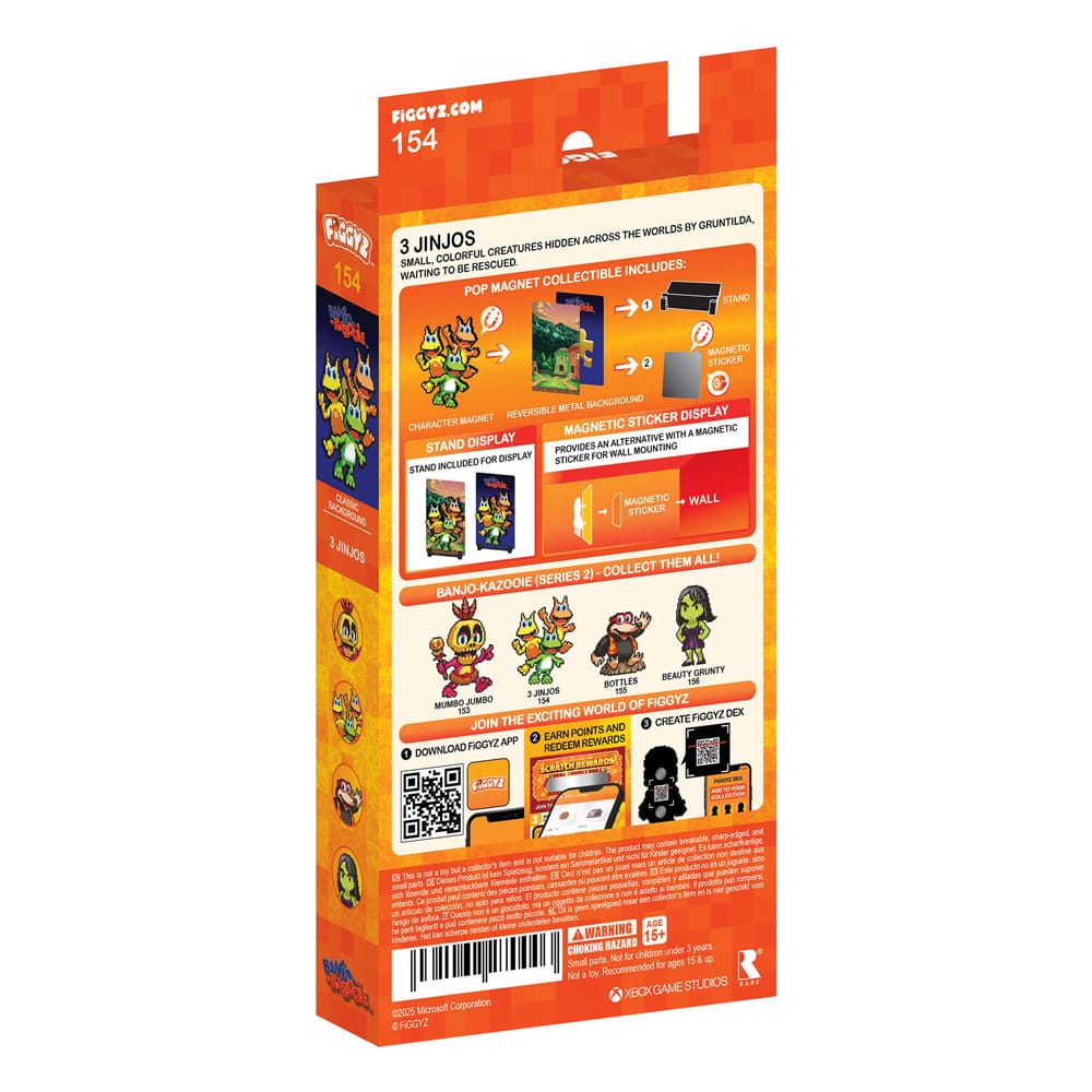 Banjo-Kazooie FiGGYZ Magnet Collectible Jinjos 11 cm