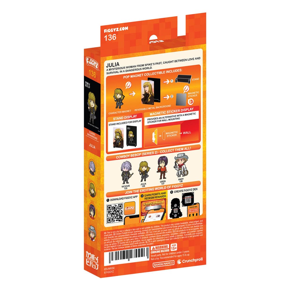 Cowboy Bebop FiGGYZ Magnet Collectible Julia 11 cm
