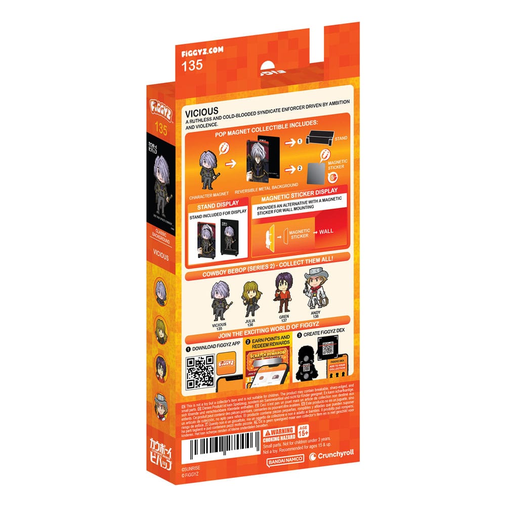 Cowboy Bebop FiGGYZ Magnet Collectible Vicious 11 cm