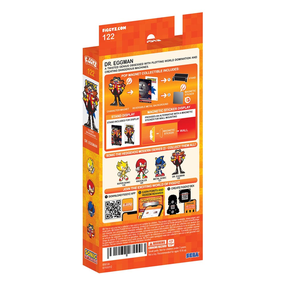 Sonic the Hedgehog (Modern) FiGGYZ Magnet Collectible Dr. Eggman 11 cm