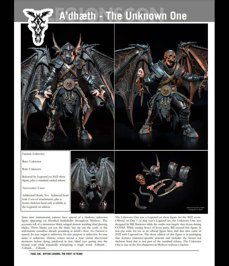 Mythic Legions The First 10 Years Hardcover Book