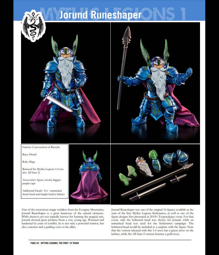 Mythic Legions The First 10 Years Hardcover Book