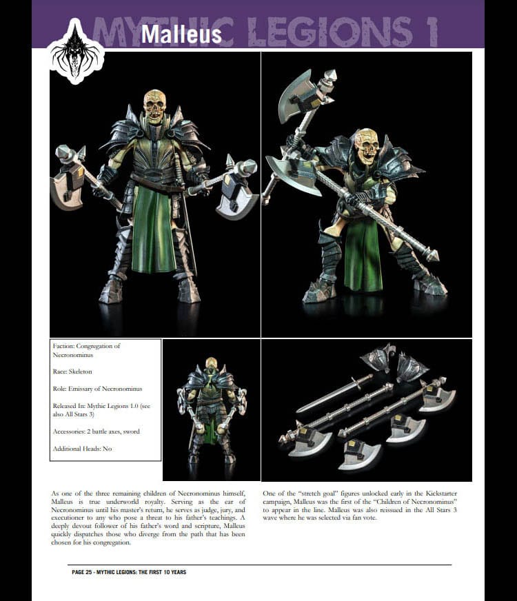 Mythic Legions The First 10 Years Hardcover Book