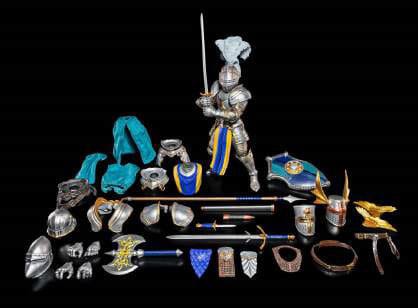 Mythic Legions: Ashes of Agbendor Blue Shield Solider Deluxe Builder Set