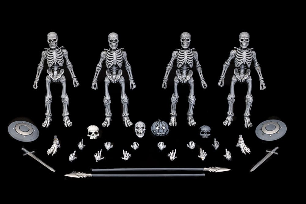 Graveyard Skeletons 4-Pack Action Figures