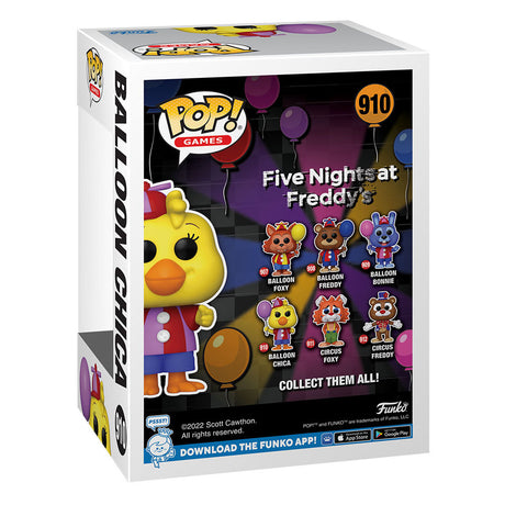 Five Nights at Freddy's Security Breach POP! Games Vinyl Figure Balloon Chica 9 cm